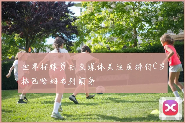 世界杯球员社交媒体关注度排行C罗梅西哈姆名列前茅